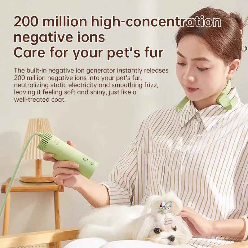 Pet Hair Dryer for Pet Care: High Power, Quiet, Energy-saving, Dog Grooming, Fast Drying