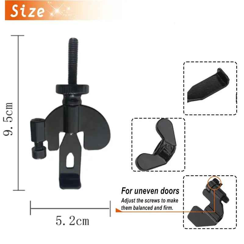 Portable Door Lock Privacy Extra Security Lock Anti Theft Travel Inside Door Locker for Traveling Home Bedroom Apartment