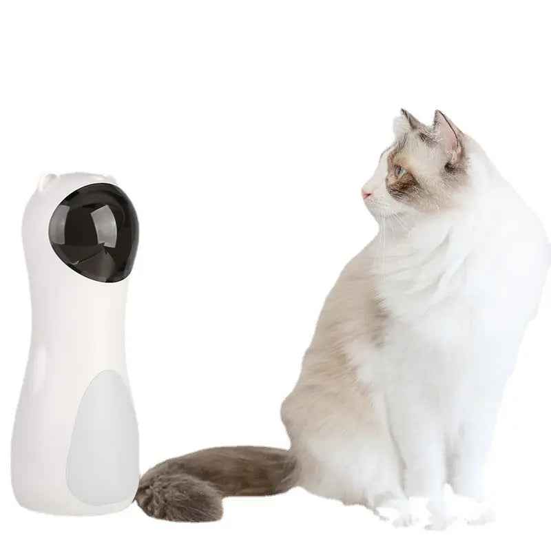 Automatic Laser Cat Toy with Dual Power Supply - Timing LED Laser Wand for Pets