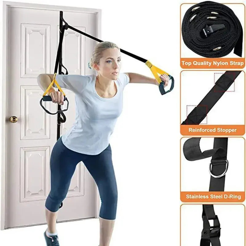 Upgrade Door Anchor Strap for Resistance Bands Exercises Anchor Gym Attachment for Home Fitness Portable Door Band Resistance eprolo SMARTGLO COLLECTIONS