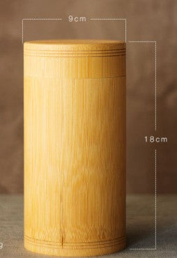 Bamboo Storage Bottles Jars Wooden Small Box Containers Handmade For Spices Tea Coffee Sugar Receive With Lid Vintage - SMARTGLO COLLECTIONS