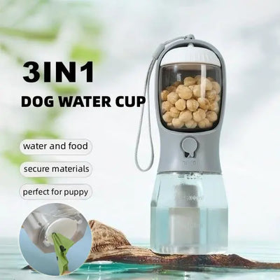Dog Water Cup Drinking Food Garbage Bag Three-in-one Portable Small Multi-functional Pet Cups Pets Supplies CJ Smart pet feeders  SMARTGLO COLLECTIONS