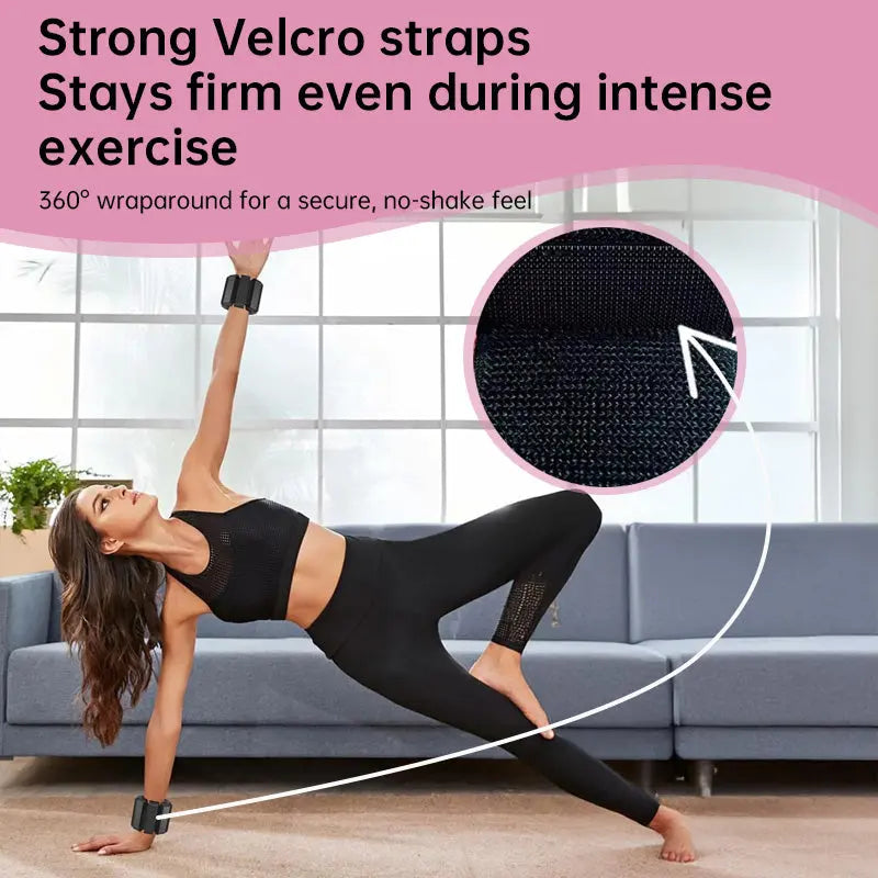 Weighted Wristbands: Silicone, for Weight Training/Yoga/Dance/Fitness (Also for Ankles) eprolo   SMARTGLO COLLECTIONS