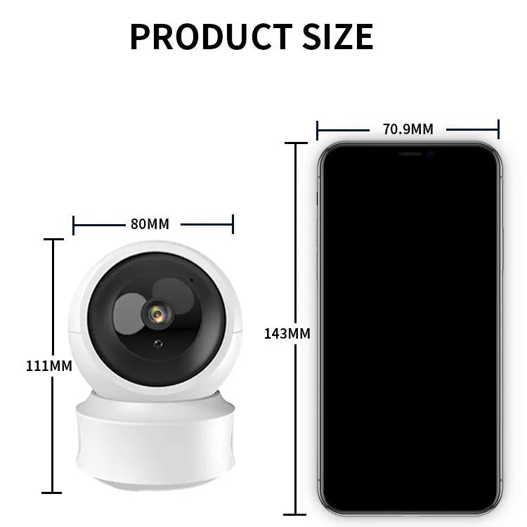 Smart Dual-light Wireless Wifi Home Indoor HD 360-degree Surveillance Camera Voice Intercom Panorama Camera CJ Survaillence Camera  SMARTGLO COLLECTIONS