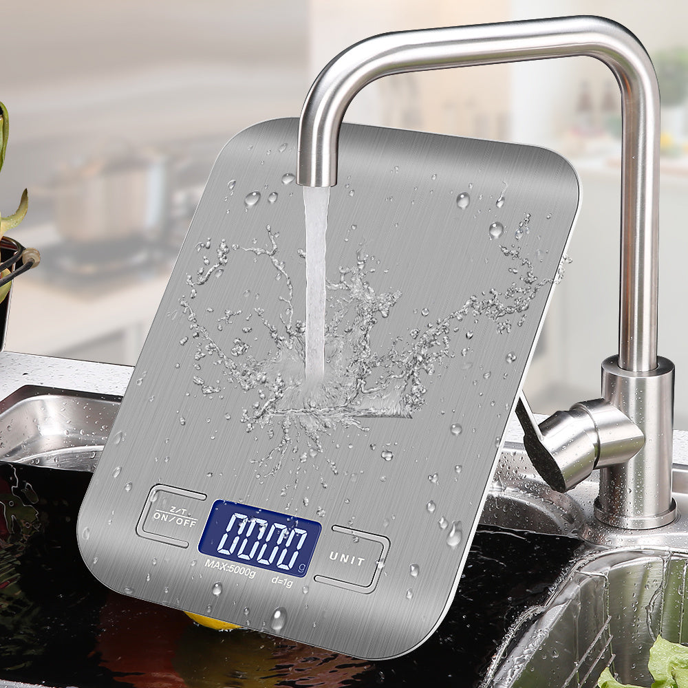 Digital Electronic Kitchen Food Diet Postal Scale Weight Balance 5KG 1g 11lb Kitchen Scales Stainless Steel Weighing For Food Diet Postal Balance Measuring LCD Precision Electronic - SMARTGLO COLLECTIONS