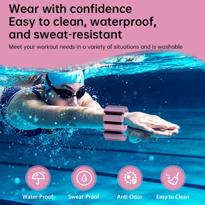 Weighted Wristbands: Silicone, for Weight Training/Yoga/Dance/Fitness (Also for Ankles) eprolo   SMARTGLO COLLECTIONS