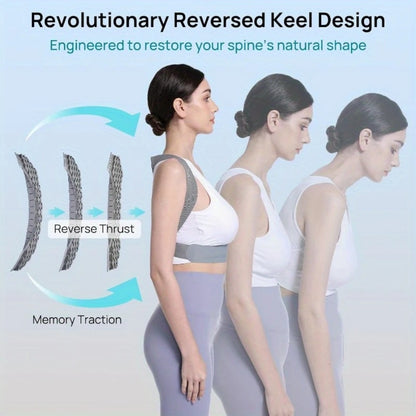 Back Support Posture Corrector For Women Men, Shoulder Supports & Immobilizers Scoliosis And Hunchback Adjustable Belt Back Brace For Lower Back Pain Posture Trainer