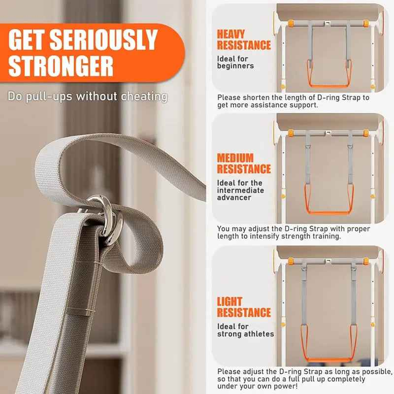 Pull Up Assistance Bands Set Resistance Strap for Pull Up Assist for Men Women Hanging Training Chin-up Workout Body Stretching