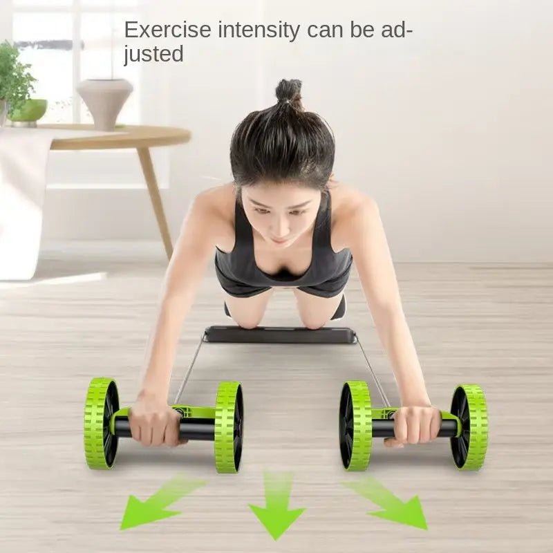 Cross-border Multi-functional Abdominal Trainer Ab Wheel Twist Plate Ab Roller Premium Rotating with Pull Rope Ab Roller eprolo   SMARTGLO COLLECTIONS