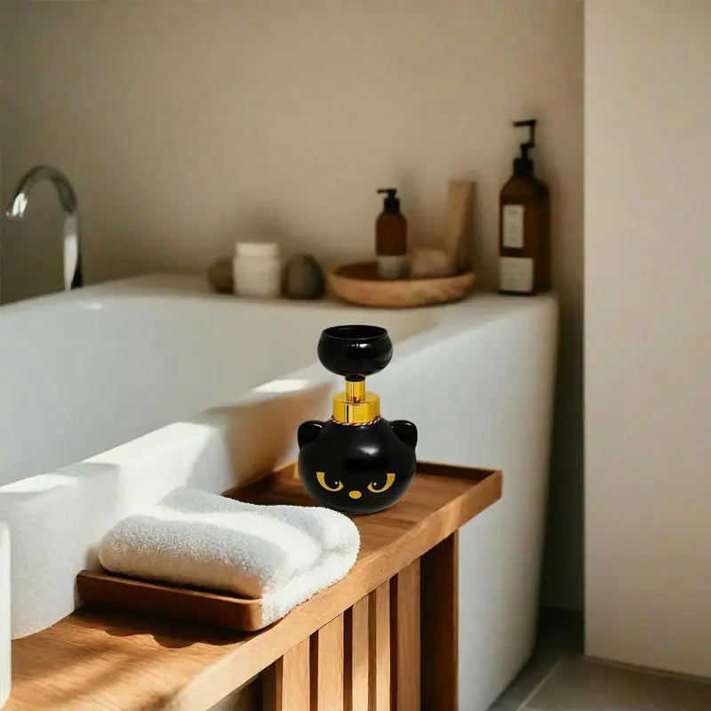 Cute Cat Paw Foam Soap Dispenser. Flower-shaped, funny. Cat lover gift for bathroom/kitchen. eprolo   SMARTGLO COLLECTIONS