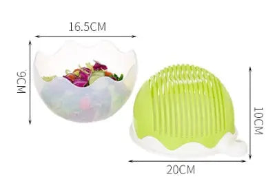Creative Salad Cutter Fruit and Vegetable Cutter CJ Kitchen accesories 14.90 SMARTGLO COLLECTIONS Yellow big