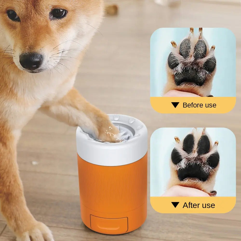 Pet Foot Washing Cup Dog Beauty Paw Cleaning Tool With Towel Feature Foot Bath Bathing Artifact eprolo   SMARTGLO COLLECTIONS