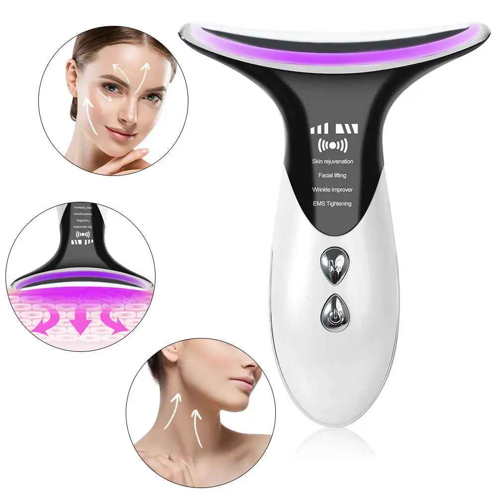 Wrinkle Removal Beauty Device for Neck and Skin Lifting - Multi-Functional Skincare Tool
