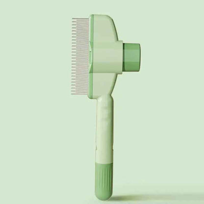Dog and Cat Grooming Brush - Automatic Hair Remover with 1-Button Self-Cleaning & Massage Feature