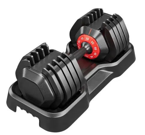 Adjustable Dumbbell Set, 10 In 1 Free Dumbbell For Men And Women, Black Dumbbell For Home Gym, Full Body Workout Fitness, Fast Adjust By Turning Handle 10 Gears55 LB CJ Fitness weights  SMARTGLO COLLECTIONS