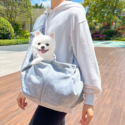 Portable Pet Carrier Bag for Small Dogs & Cats up to 7.5kg - Lightweight Shoulder Bag for Travel, Hiking, and Outdoor Use