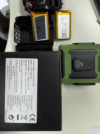 16, 000 Rpm 10000mAh Portable Waist Fan, Clip On Wearable Belt Personal Fan, Rechargeable Battery Powered, With 5 Speed Levels And A Flashlight, Suitable For Outdoor Camping And Traveling Orange CJ Air Condition  SMARTGLO COLLECTIONS