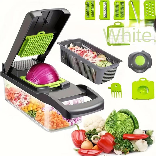 Multifunctional Vegetable Chopper Kitchen Dicer Grater Shredder Set Vegetable Cutter