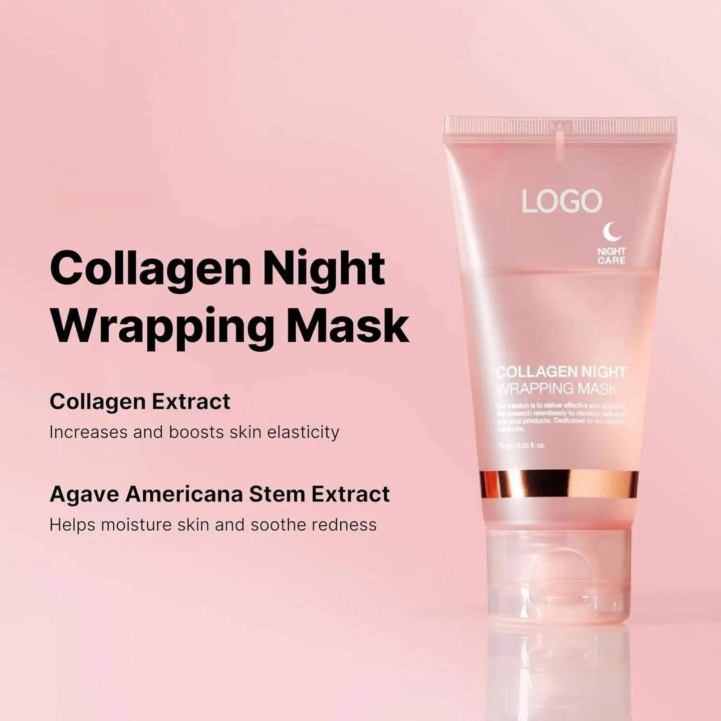 Collagen peel-off mask smearable deep cleansing skin rejuvenation moisturizing skin care sleeping mask eprolo   SMARTGLO COLLECTIONS