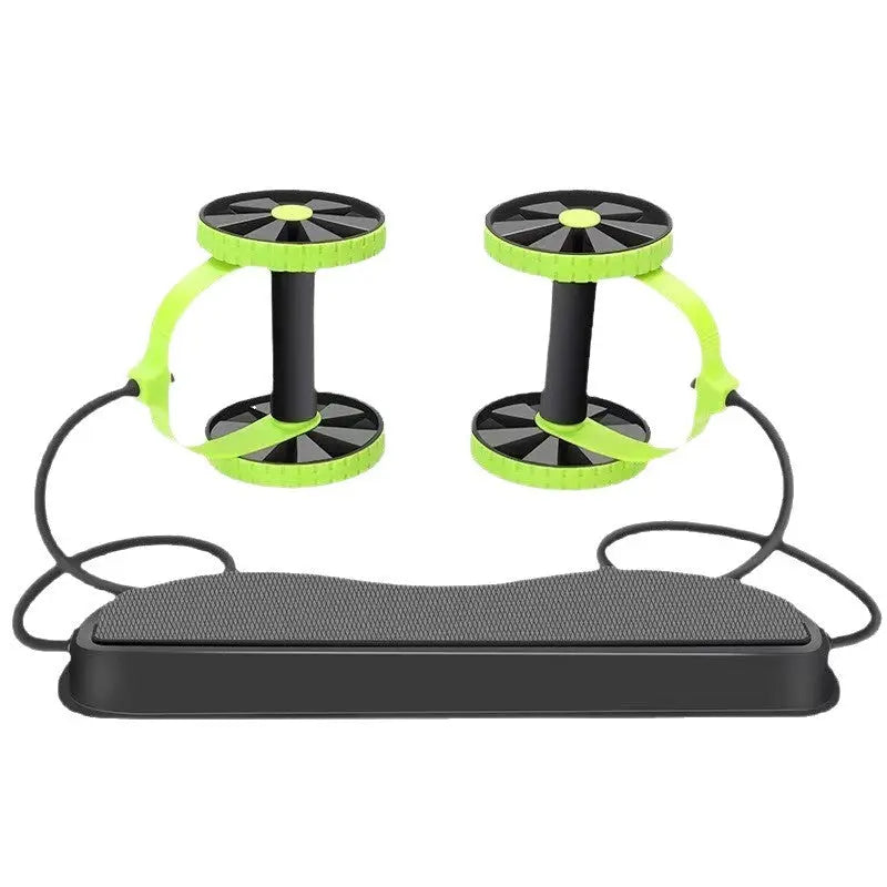Cross-border Multi-functional Abdominal Trainer Ab Wheel Twist Plate Ab Roller Premium Rotating with Pull Rope Ab Roller eprolo   SMARTGLO COLLECTIONS