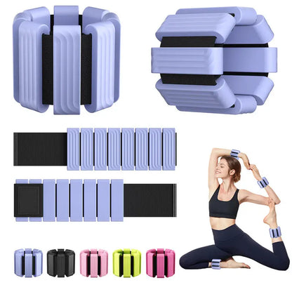 Weighted Wristbands: Silicone, for Weight Training/Yoga/Dance/Fitness (Also for Ankles) eprolo  35.82 SMARTGLO COLLECTIONS Blue / 2pcs-900g