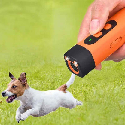 2025 Ultrasonic Dog Repellent: Rechargeable Dog Bark Deterrent with LED Flashlight