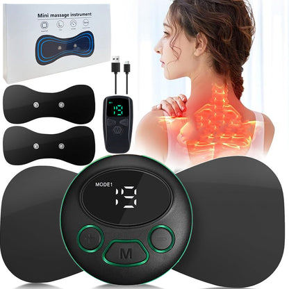 Microcurrent Neck Massager Mini Massager Cervical Spine Massager Shoulder and Neck Massager Portable Massage Patch - SMARTGLO COLLECTIONS