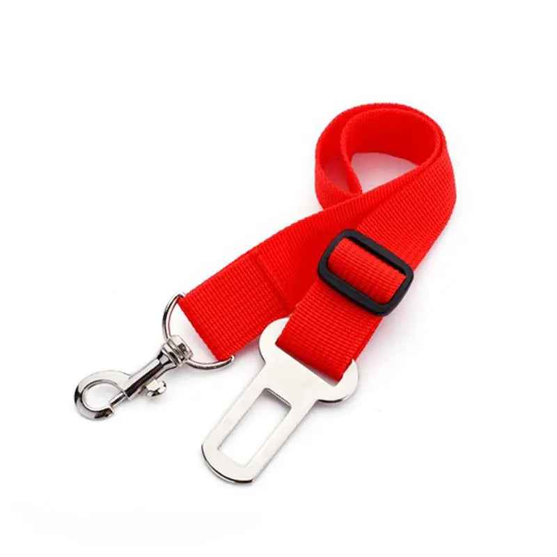 Dog Car Seat Belt Safety Protector Travel Pets Accessories Dog Leash Collar Breakaway Solid Car Harness