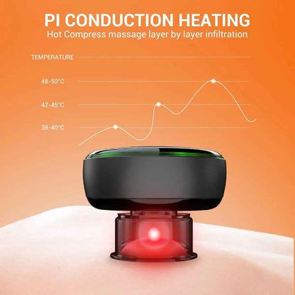 Electric Smart Cupping Therapy Set, 5 in 1 Remote Control Cupping Set with Red Light Therapy for Pain Relief, Recovery, Cupping Therapy