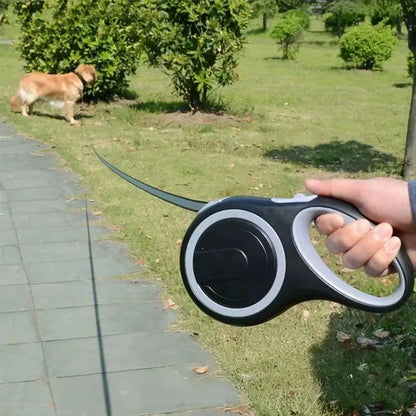 Retractable Dog Leash (5m/8m, 50kg capacity) – Adjustable, durable, for small/big dogs (walking, hiking) eprolo   SMARTGLO COLLECTIONS