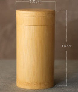Bamboo Storage Bottles Jars Wooden Small Box Containers Handmade For Spices Tea Coffee Sugar Receive With Lid Vintage - SMARTGLO COLLECTIONS