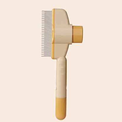 Dog and Cat Grooming Brush - Automatic Hair Remover with 1-Button Self-Cleaning & Massage Feature