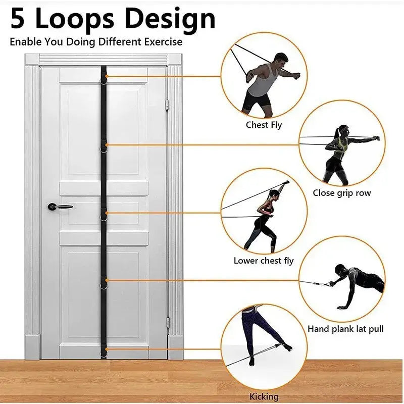 Upgrade Door Anchor Strap for Resistance Bands Exercises Anchor Gym Attachment for Home Fitness Portable Door Band Resistance eprolo   SMARTGLO COLLECTIONS
