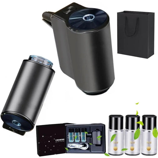 Smart Car Air Freshener Diffuser, Smart Car Air Freshener With Three Adjustable, Aromatizante para Carro Inteligente Intelligent eprolo  38.04 SMARTGLO COLLECTIONS Diffuser+3Pcs Oils / Hilton