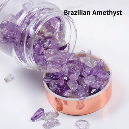 Natural  Crystal Elixir Bottles gemstone Glass  therapy stone Tea filter filter bottle Healing Crystal Infuser Energy cup - SMARTGLO COLLECTIONS