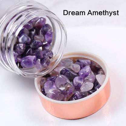 Natural  Crystal Elixir Bottles gemstone Glass  therapy stone Tea filter filter bottle Healing Crystal Infuser Energy cup - SMARTGLO COLLECTIONS