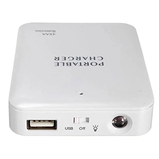 Portable USB Power Bank | Emergency Charger with 4×AA Batteries for iPhone SMARTGLO COLLECTIONS Smart Technology 9.21 SMARTGLO COLLECTIONS 0-2000mAh