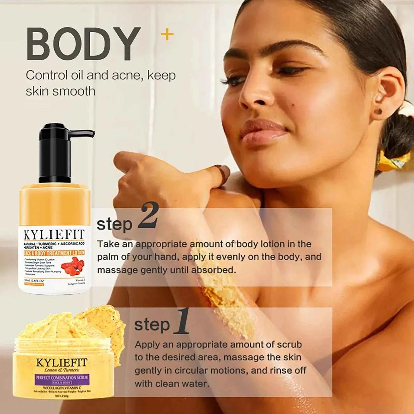 Organic Turmeric Skin Care Kit – Brightening, Hydrating & Even Skin Tone