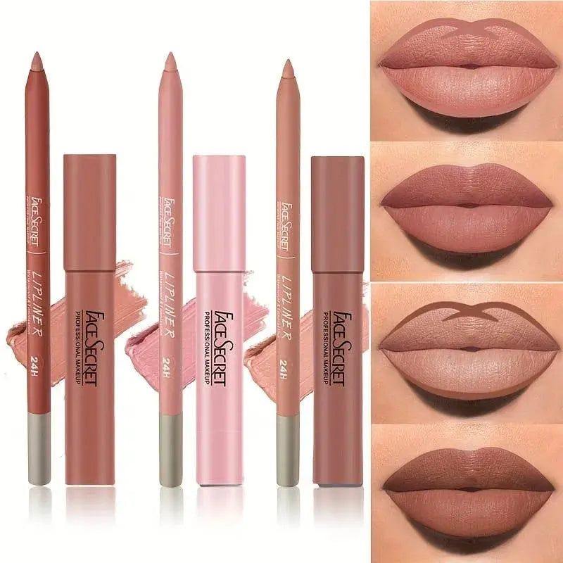 Matte Lip Liner & Lipstick Set – Waterproof, Long Lasting Soft Matte Makeup SMARTGLO COLLECTIONS Beauty Unique  SMARTGLO COLLECTIONS