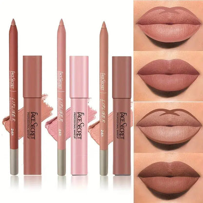 Matte Lip Liner & Lipstick Set – Waterproof, Long Lasting Soft Matte Makeup SMARTGLO COLLECTIONS Beauty Unique  SMARTGLO COLLECTIONS