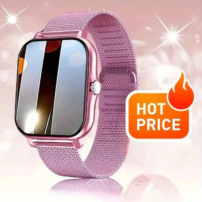 Smart Fitness Watch 2025 – Calls, 50 Sports Modes, HR & SpO2 (iOS/Android)