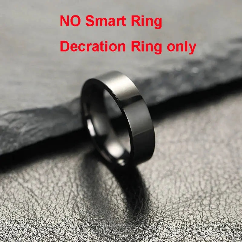 2025 Smart Ring with Screen, Wireless Charging & Health Tracking (R12/R11) SMARTGLO COLLECTIONS Health And Fitness 20.00 SMARTGLO COLLECTIONS Ring / 8