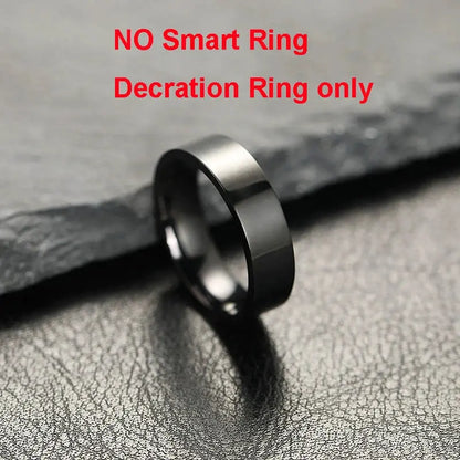2025 Smart Ring with Screen, Wireless Charging & Health Tracking (R12/R11) SMARTGLO COLLECTIONS Health And Fitness 20.00 SMARTGLO COLLECTIONS Ring / 8