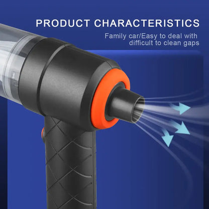 Wireless Car Vacuum Cleaner 120W Cordless Dust Handheld Auto Portabale Vacuum High-power Vacuum Cleaner For Home Office Car - SMARTGLO COLLECTIONS