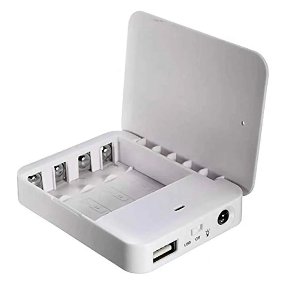 Portable USB Power Bank | Emergency Charger with 4×AA Batteries for iPhone