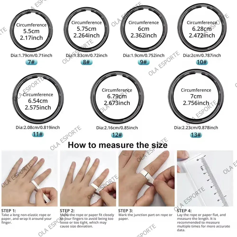 2025 Smart Ring with Screen, Wireless Charging & Health Tracking (R12/R11) SMARTGLO COLLECTIONS Health And Fitness  SMARTGLO COLLECTIONS