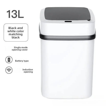 13L Smart Sensor Trash Can – Automatic Lid for Bathroom & Living Room SMARTGLO COLLECTIONS Home & Kitchen 19.10 SMARTGLO COLLECTIONS Trashcan-D
