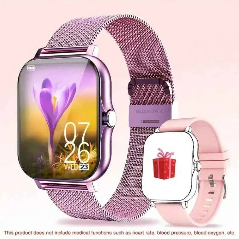 Smart Fitness Watch 2025 – Calls, 50 Sports Modes, HR & SpO2 (iOS/Android)
