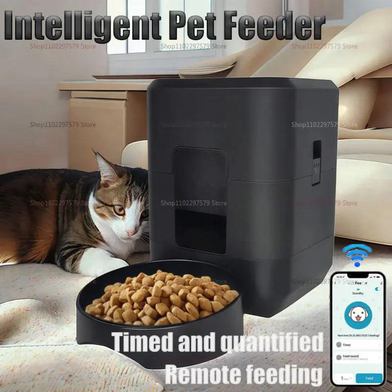 Smart Pet Feeder 2L – Automatic WiFi Food Dispenser with App Control for Cats & Dogs SMARTGLO COLLECTIONS Pet supplies  SMARTGLO COLLECTIONS