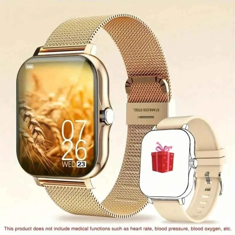Smart Fitness Watch 2025 – Calls, 50 Sports Modes, HR & SpO2 (iOS/Android)